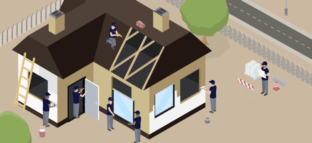 Construction Isometric Animation