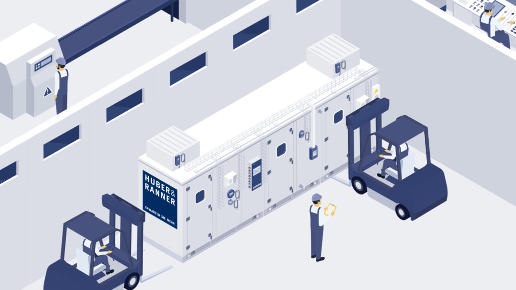 Isometric Manufacturing Automation Animation